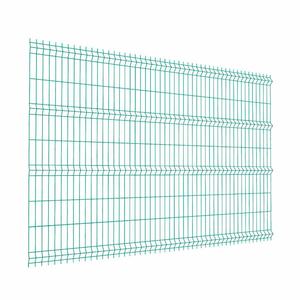Confine curvo del <span class=keywords><strong>giardino</strong></span> del metallo del <span class=keywords><strong>ferro</strong></span> 3D con la struttura del PVC ha galvanizzato la recinzione di sicurezza della rete metallica <span class=keywords><strong>per</strong></span> uso domestico della fattoria di sport - Product Image 2