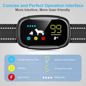 Professionelles Anti-Bell-Halsband mit hochpräziser Erkennung & Bellzähler, einstellbare Korrektur für effektives Hundetraining - Product Image 2