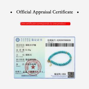 LONGFENG-Pulsera clásica y versátil para mujer, abalorios de ábaco turquesa natural chapados en oro de 18 quilates, Plata S925, estilo clásico, para mujer - Product Image 4