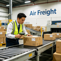 Logistique aérienne transfrontalière économique pour les vendeurs e-commerce