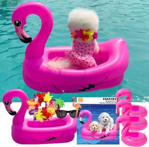 Flamingo Rosa Inflable de PVC, Piscina Flotante para Mascotas, Estándares de la UE y EE. UU. - Product Image 1