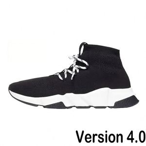 Designer Sock <b>Shoes</b> <b>Men</b> Women Graffiti White Black <b>Red</b> Beige Pink Clear Sole Lace-up Neon Yellow Runner Trainerorm Sneakers - Product Image 2