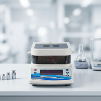Nouvel analyseur d'humidité du sol numérique LCD, analyseur d'humidité halogène avec connexion RS232, capacité de 100 g, résolution de 0,001 g