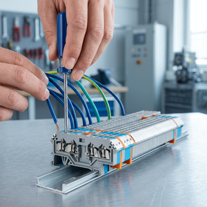 Elmex KPY G DIN RAIL MOUNTED SPRING CLAMP SCREWLESS <b>TERMINAL</b> BLOCKS CONNECTORS - Product Image 3