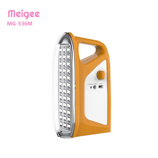Portable Rechargeable LED Lantern Dimmable AC/DC Emergency Camping Lamps with Handle