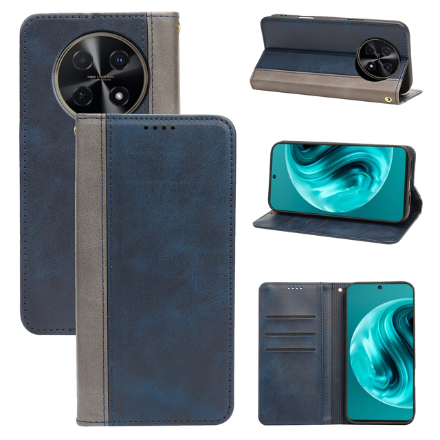 Modern Style Shockproof Magnetic Phone Case for Honor X5B X9C X60i PU Leather Mobile Kickstand Folio Wallet Flip Cover