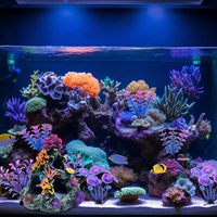 Ensemble de récifs coralliens colorés en gros, ornement de décoration pour aquarium, montagne de corail en résine pour aquarium, accessoires de décoration