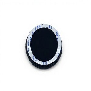 For Audio-Technica ATH-ANC9 ANC27 Earpads Ear Pads Ear Cushions <b>Protein</b> Leather Noise Cancelling Headset Sponge Cups Black - Product Image 4