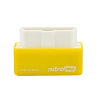 Plug and Drive NitroOBD2 Prestazioni dei Chip Box Sintonia per Benzina Auto Nitro OBD2 Giallo
