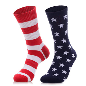 Wholesale Hot Sell <strong>Men</strong> Crew <strong>Socks</strong> Dress Cotton Knitting Knit Independence Day America USA <strong>United</strong> States Casual Crew <strong>Sock</strong> - Product Image 5