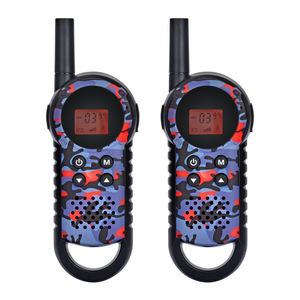 <span class=keywords><strong>Talkie</strong></span>-<span class=keywords><strong>walkie</strong></span> portable UHF 400-470 MHz avec écran LCD rétroéclairé vert, portée de 3-5 <span class=keywords><strong>km</strong></span>, <span class=keywords><strong>80</strong></span> canaux, prise pour écouteurs, 3 piles AAA, 0,5 W, pour enfants - Product Image 4