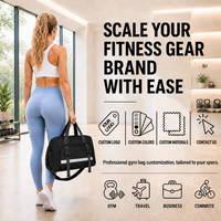 Sac de sport en gros, sac de voyage 35L grande capacité, résistant à l'eau avec compartiment à chaussures et poche humide, sangle réglable pour fitness, sport et voyage