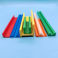 Bande de guidage industrielle en nylon, rail de guidage linéaire en PEHD autolubrifiant, chaîne à rouleaux résistante à l'usure, guides linéaires en plastique