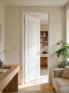 Puerta de Madera Moldeada HDF Comercial Moderna Personalizada TOF DOOR, Impermeable, con Acabado, Sistema Push-Pull, 1 Año de Garantía, para Baño - Product Image 4