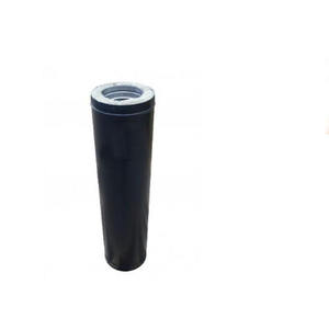 Pipa Flue Hitam Cerobong Dinding Kembar 250Mm 500Mm 1000Mm <span class=keywords><strong>5</strong></span> Inci dan 6 Inci untuk Kompor/Perapian/Oven Kayu - Product Image 3