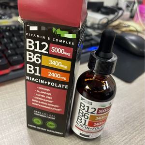 핫 세일 OEM 액체 방울 B12 B6 B1 뇌와 심장 건강한 영양 한 점 적기 Muti 혜택 - Product Image 3
