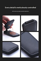 Régulateur de tension de ceinture de sécurité en cuir avec logo personnalisé, attache magnétique et coussinet d'épaule, pour intérieur automobile multi-surfaces