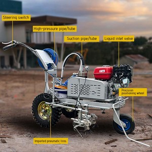 La machine de marquage routier de pulvérisation à froid marque uniformément les espaces de stationnement et les routes - Product Image 4