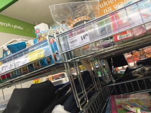 חוט סל שולחן עם למעלה סל אבץ ציפוי כרום ציפוי חוט רשת פנל עם ווי סל בסופרמרקט - Product Image 2