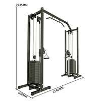 Smith Fitness Station Cable Crossover Pull up Bar multifunción Crossover ajustable gimnasio Fitness equipo máquina