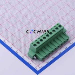 KF2EDGKM-5.0-9P Plug-in Terminal Block P=5mm Connector Plug Screw Fixing 1x9P 5mm - Product Image 1