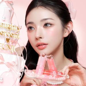 Korean Cosmetics Naughty Percent Heart Glaze Tint Long Lasting Waterproof PDRN <b>Lip</b> Stain Glitter Moisturizing 02 Bear <b>Ring</b> - Product Image 5