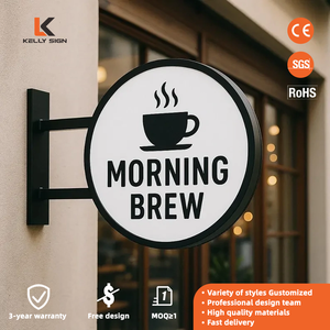 Kelly Custom Signage Caixa De Luz Outdoor Business Lightbox Sinal Publicidade Ocean Ball Transparente Acrílico Caixa De Luz Signage - Product Image 2