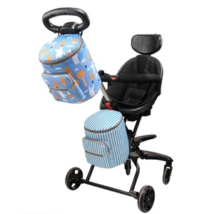 Bolsa de Pañales para Bebé <span class=keywords><strong>y</strong></span> Niños, de Gran Capacidad, con Separación para Artículos Secos <span class=keywords><strong>y</strong></span> Húmedos, Organizador para Cochecito, Venta al Por Mayor - Product Image 4
