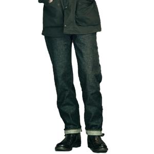 Pantalon en jean unisexe tendance, style vintage, coupe oversize, décontracté, en denim selvedge épais pour hommes – Vente en gros - Product Image 3