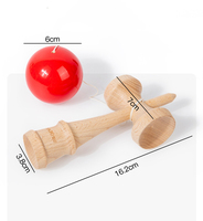 OEM y ODM personalizar al por mayor nueva venta caliente Kendama bolas juguete japonés EE. UU. Niños Jumbo juguete de madera Kendama