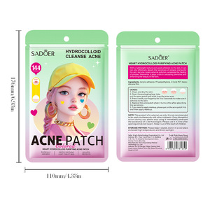 Mascarilla Facial Hidrocoloide Sadoer Premium <span class=keywords><strong>de</strong></span> Marca Privada Personalizada, 144 Parches, Forma <span class=keywords><strong>de</strong></span> Estrella, para Todo Tipo <span class=keywords><strong>de</strong></span> Piel, Cubre el Acné - Product Image 4