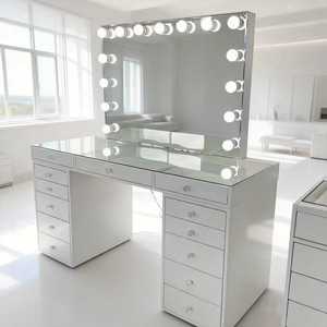 Vente en gros d'usine, éclairage moderne, miroir de coiffeuse, <span class=keywords><strong>commode</strong></span> de <span class=keywords><strong>chambre</strong></span> à coucher - Product Image 3