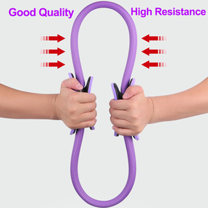 38cm Yoga <span class=keywords><strong>Pilates</strong></span> Anneau Minceur Façonner Musculation Formation Double Poignées Fitness Wrap Stretching Cercle Magique Résistance - Product Image 3