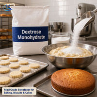 Dextrose monohydraté de qualité alimentaire, édulcorant, poudre cristalline blanche pour la pâtisserie, les boissons et la confiserie