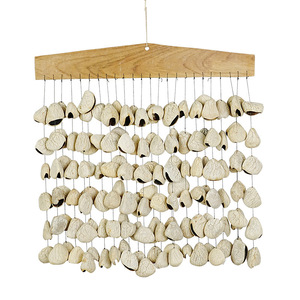 High Quality Natural Nut Shell Wind <b>Chime</b> <b>Bell</b> for Home Decor Healing Instrument for Sound Therapy Outdoor Ornament - Product Image 1