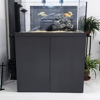 Meilleur choix : Grand aquarium transparent sur pied, séparateur de pièce, éclairage LED USB, grand aquarium