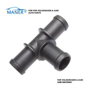 Conector <span class=keywords><strong>de</strong></span> Manguera <span class=keywords><strong>de</strong></span> Agua Refrigerante del Sistema <span class=keywords><strong>de</strong></span> Refrigeración del Motor MANER N90760601 para Audi VW - Product Image 2