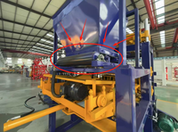 Machine automatique de fabrication de blocs de pavé et de briques QT5-15, contrôlée par PLC, ligne de production de briques en béton à haute productivité