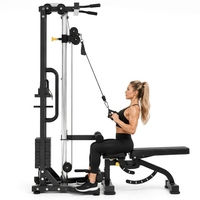 Machine de musculation à station unique avec logo personnalisé, Crossover à câbles, Flybird, Chest Fly, Lat Pulldown pour salle de sport à domicile, Vente en gros, Usine
