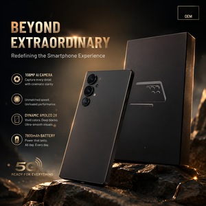 Smartphone S26 Ultra 5G con pantalla HD de 7.3 pulgadas, cámara trasera de 108MP, cámara frontal de 72MP, 12GB de RAM, 512GB de almacenamiento, teléfono económico con visualización nítida. - Product Image 1