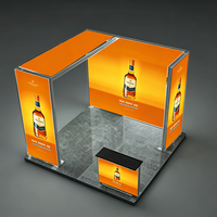 Boîte à lumière LED portable SEG PVC personnalisée avec impression, support d'affichage publicitaire rétroéclairé sans cadre pour stand de salon professionnel