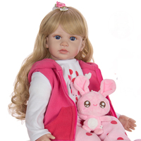 Poupée de bébé Reborn en Silicone, adorables et douces, 55cm, pour fille, nouvelle collection