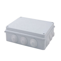 Boîte de jonction en plastique moulé par injection 255X200X80MM RA RT IP65, caractéristiques anti-poussière et étanches