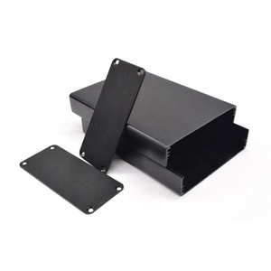 Caja Metálica Personalizada TZR con Recubrimiento de Polvo Negro para Equipos Eléctricos - Product Image 1