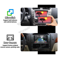 Nueva actualización de la Caja decodificadora Carplay para Lexus IS LS 2005-2008 Android Auto navegación GPS Linux reproductor Multimedia