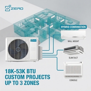 18K-53K BTU High SEER2 Wholesale HVAC Solutions With Hybrid Indoor Options Multi-Zone <b>Mini</b> <b>Split</b> Heat Pump ETL/AHRI Certified Ma - Product Image 1