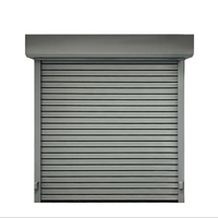 Volet roulant extérieur en aluminium antivol, résistant à la pluie et à la poussière, pour atelier, usine, portail
