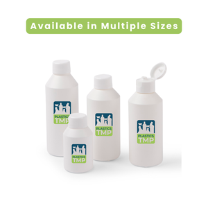 Botella Vacía de Plástico de 250 ml, HDPE, Certificada, Opción Reciclada, Cuello Alto, Alta Calidad, Envase al por Mayor para Europa, PLÁSTICOS TMP B103 - Product Image 2