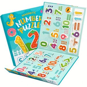 Montessori Digital Puzzle <b>Book</b> Educational Toys for Kids Board Game for <b>Math</b> Learning Number Counting Cognition for Boys Girls - Product Image 1