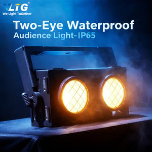 2*300W Deux projecteurs COB à surface avec corps en aluminium blanc chaud RGBW, indice de protection IP65, pour utilisation sur scène, en boîte de nuit et dans les parcs à thème - Product Image 5